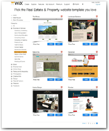Wix Templates