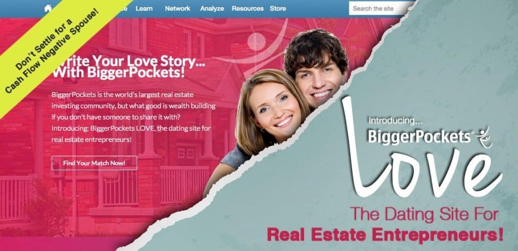 Introducing BiggerPockets LOVE: The Dating Site For Real Estate Entrepreneurs!