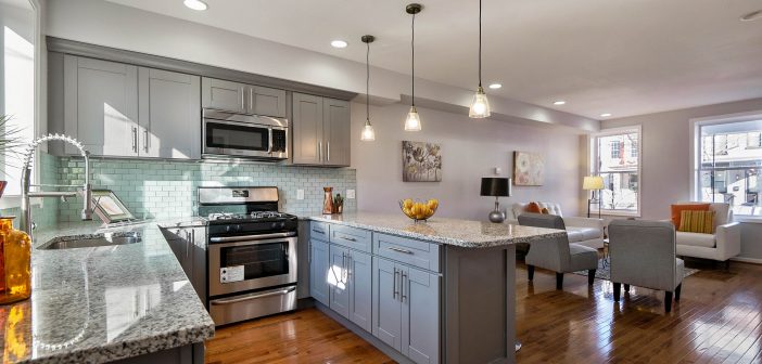 Renovated and staged kitchen