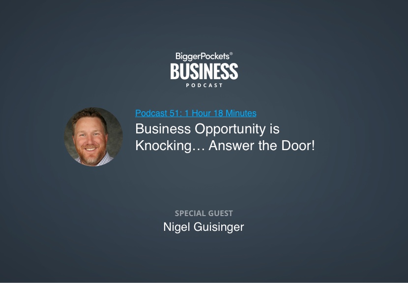 Business Opportunity Is Knocking… Answer the Door!