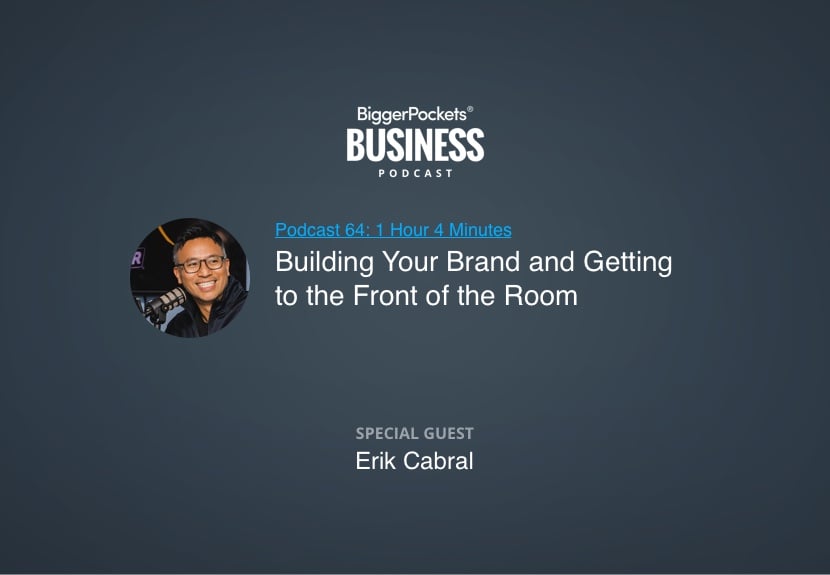 Building Your Brand and Getting to the Front of the Room