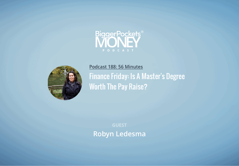 Finance Friday: Is A Master’s Degree Worth The Pay Raise?