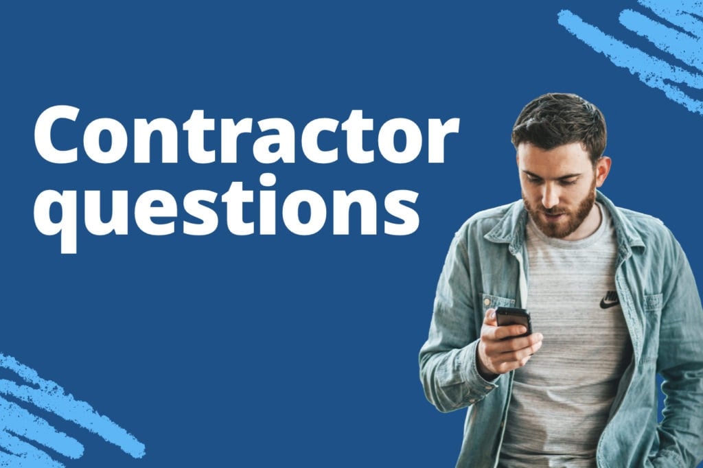 contractor questions