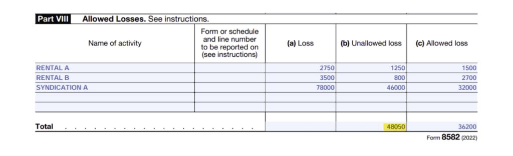 form 8582