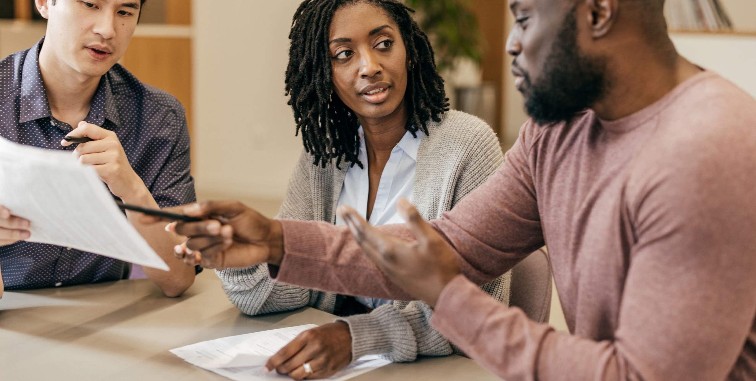 couple getting an assumable mortgage