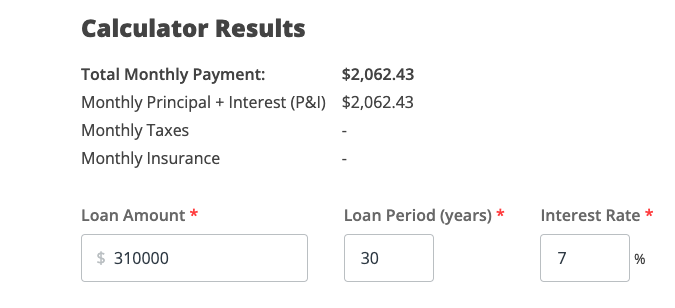 mortgage calc 2