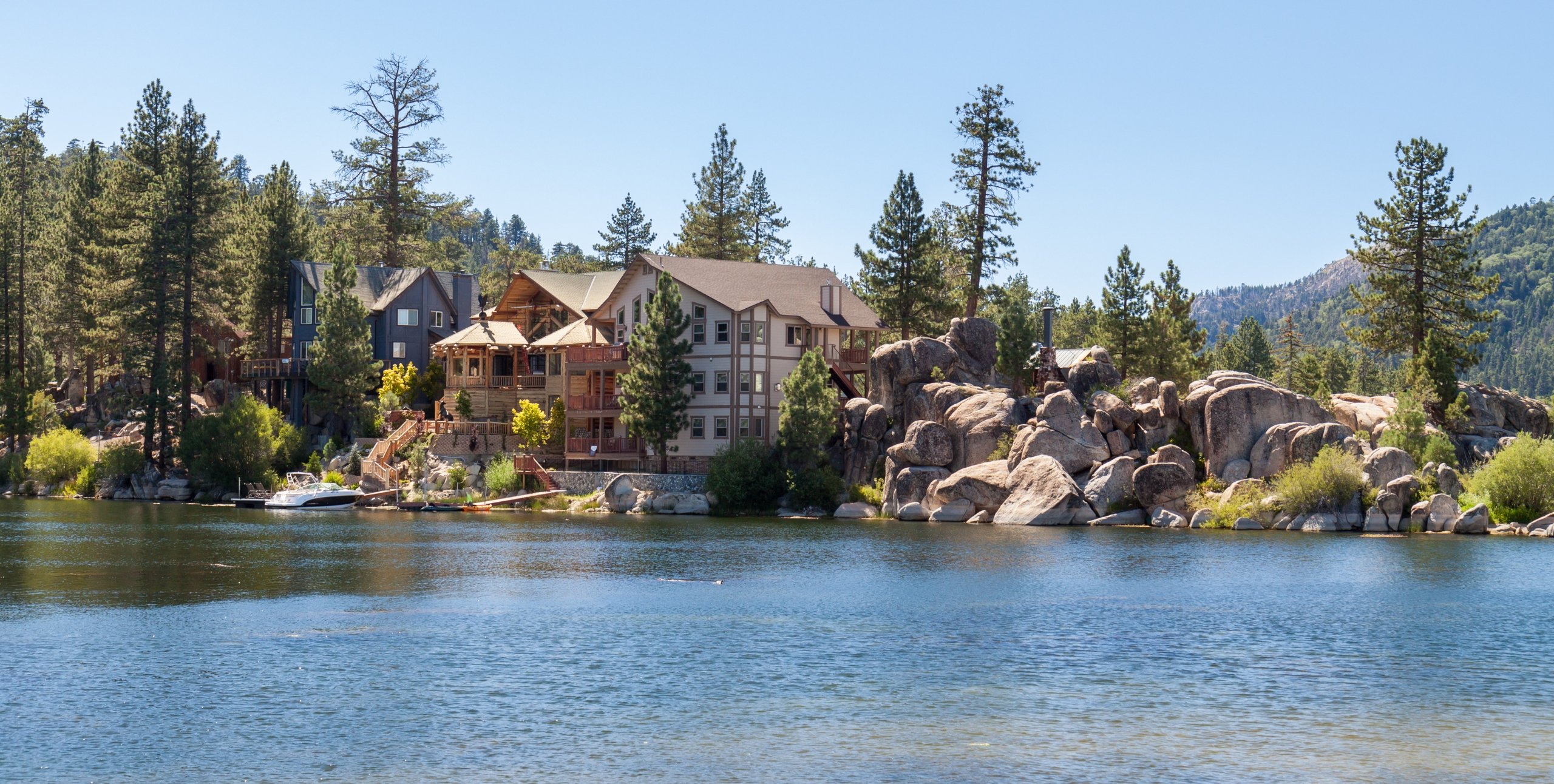 short-term rental on a lake