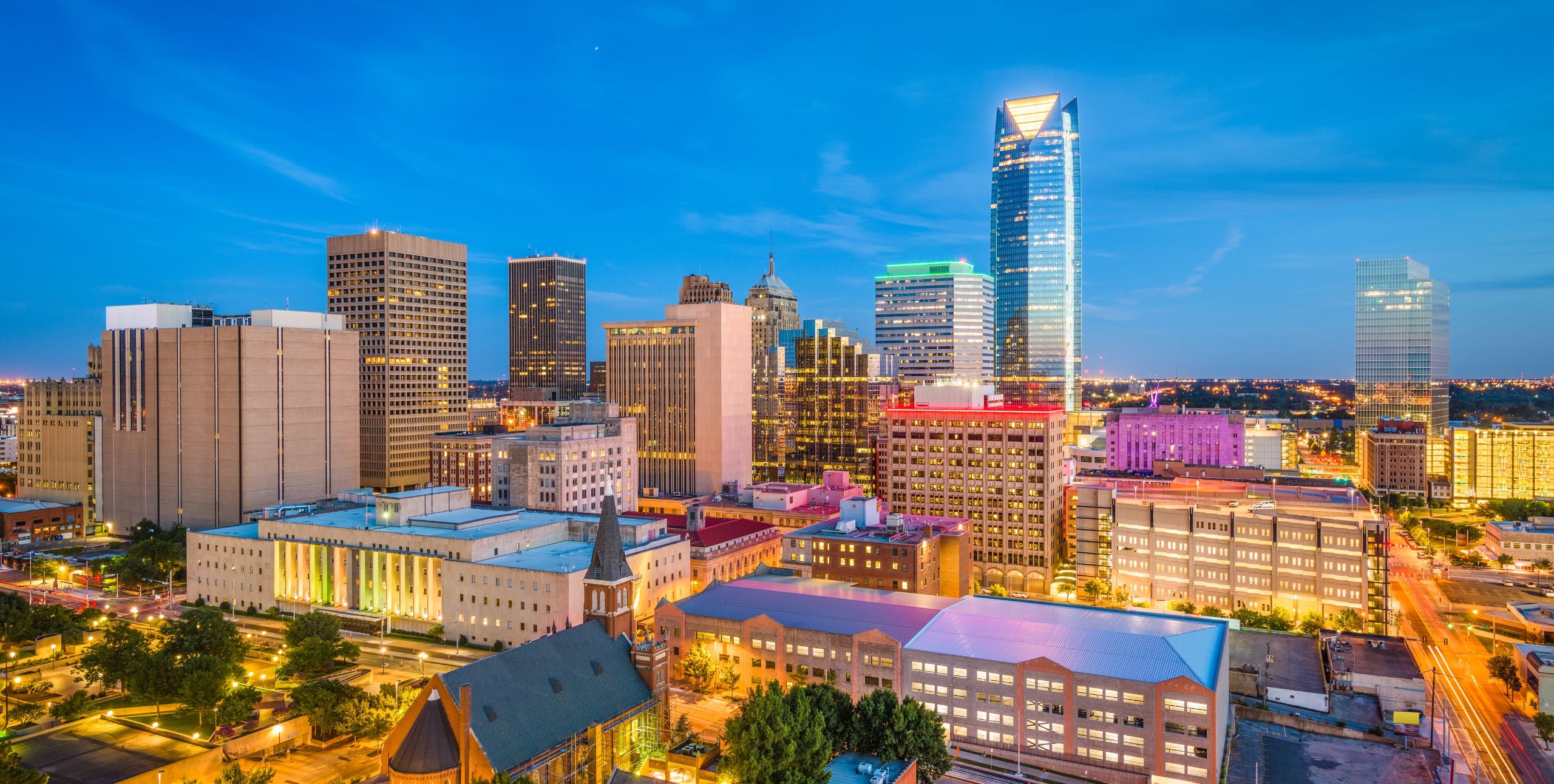 Oklahoma city skyline