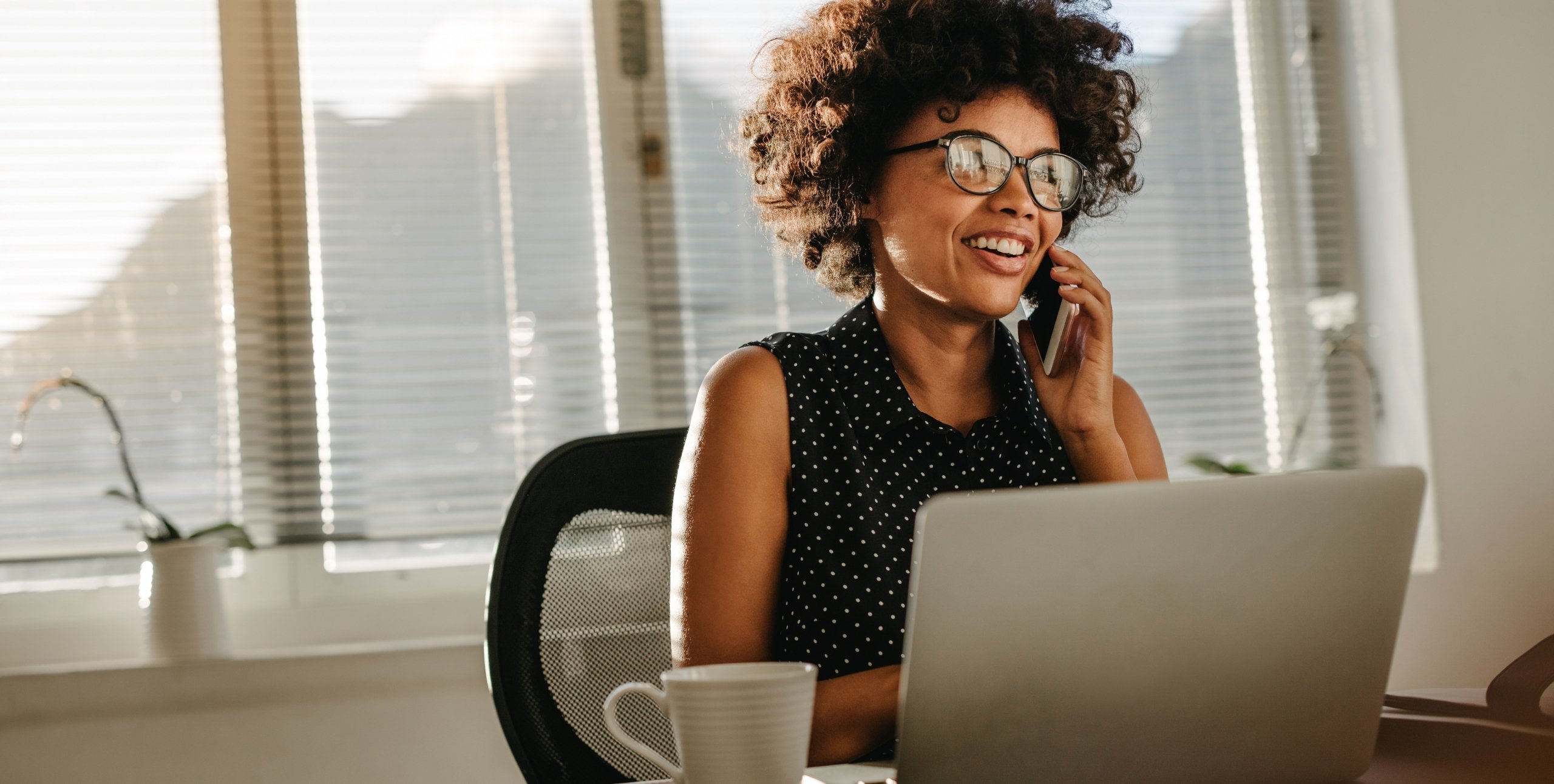 landlord managing long-distance rental via phone