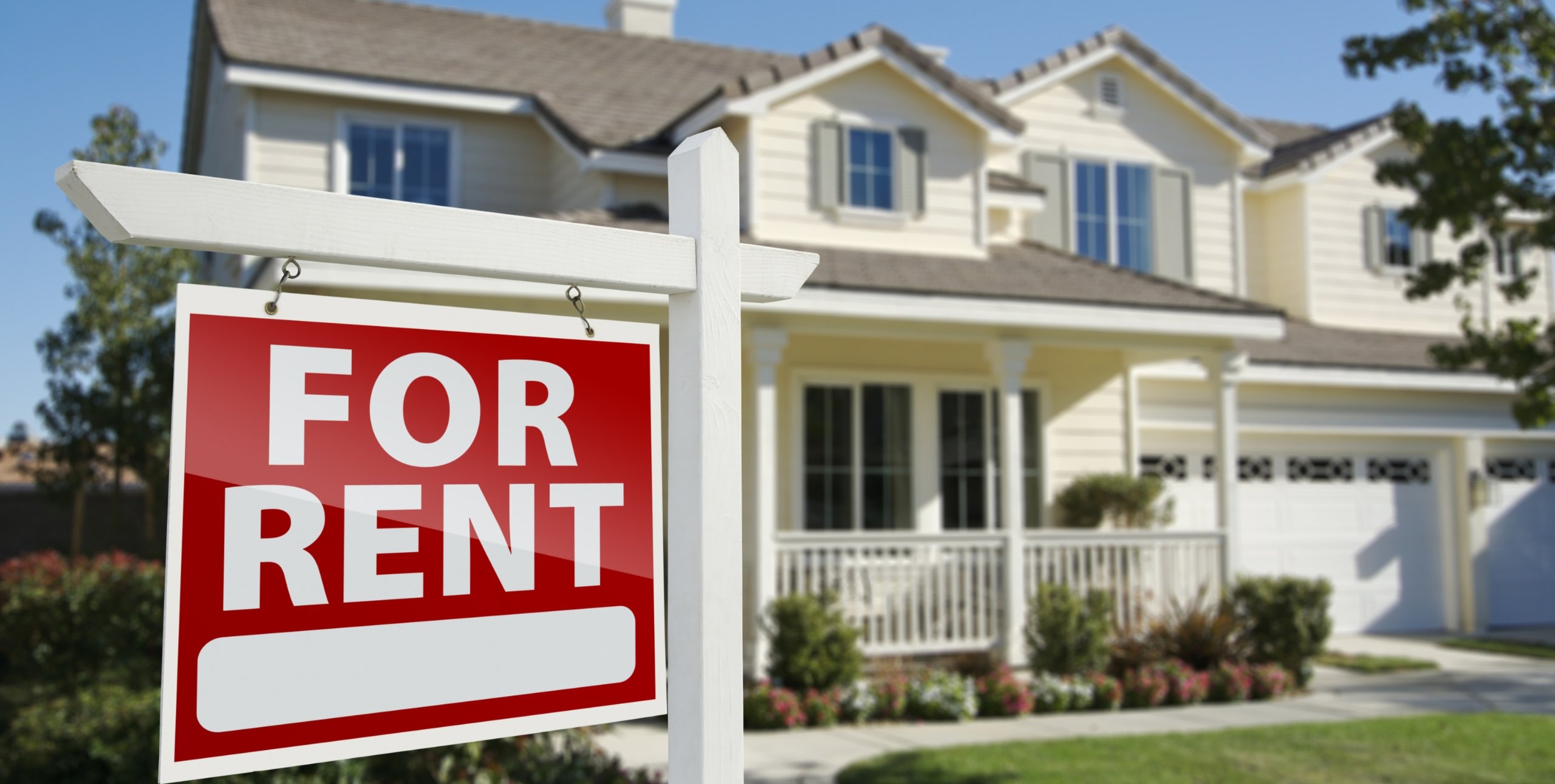 for rent sign in front yard