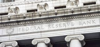 The facade of the Federal Reserve Bank.